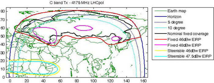 am4-C Карты покрытия и частотные планы спутника Экспресс AM4, 80E (запуск планируется в III квартале 2011